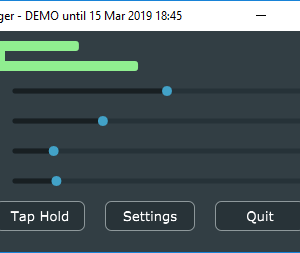 OSC Trigger main window