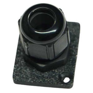 D-Typ Blindplatte mit Kabelverschraubung (Senkkopf M3)